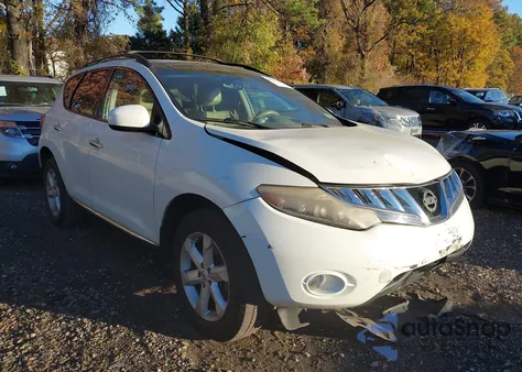 2010 Nissan Murano Sl z USA, uszkodzony, nr VIN JN8AZ1MW8AW127936